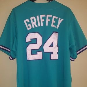Ken Griffey Jr #24 Mariners Jersey Away Colorway